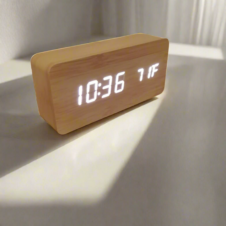 Sleek Digital Alarm Clock