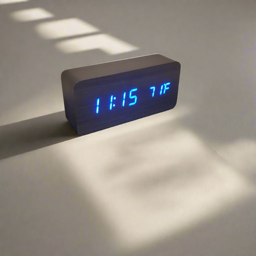 Sleek Digital Alarm Clock