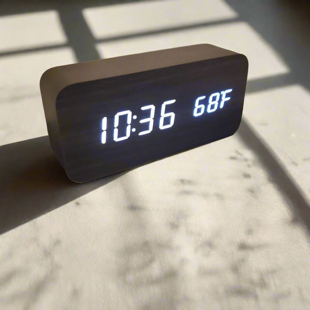 Sleek Digital Alarm Clock