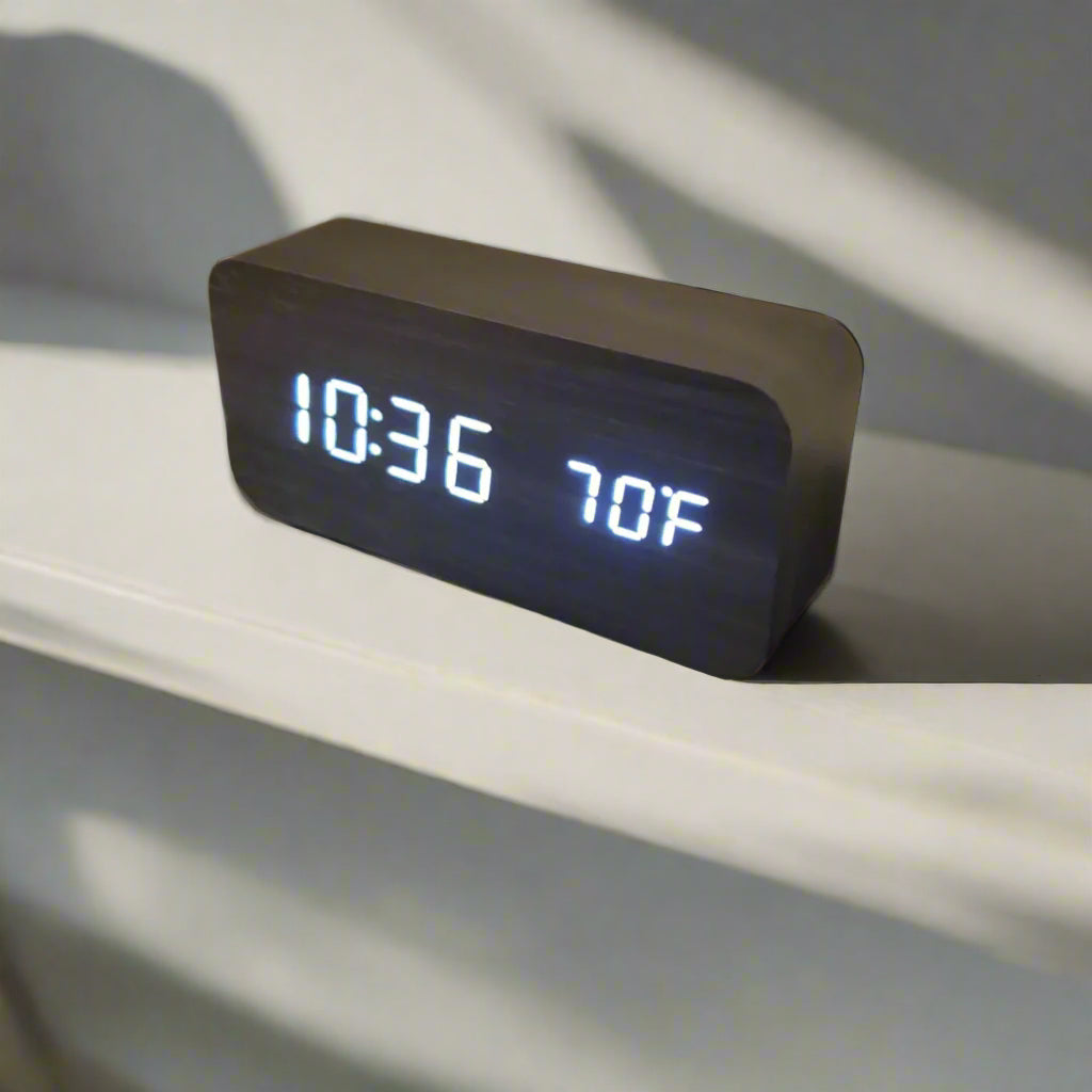 Sleek Digital Alarm Clock