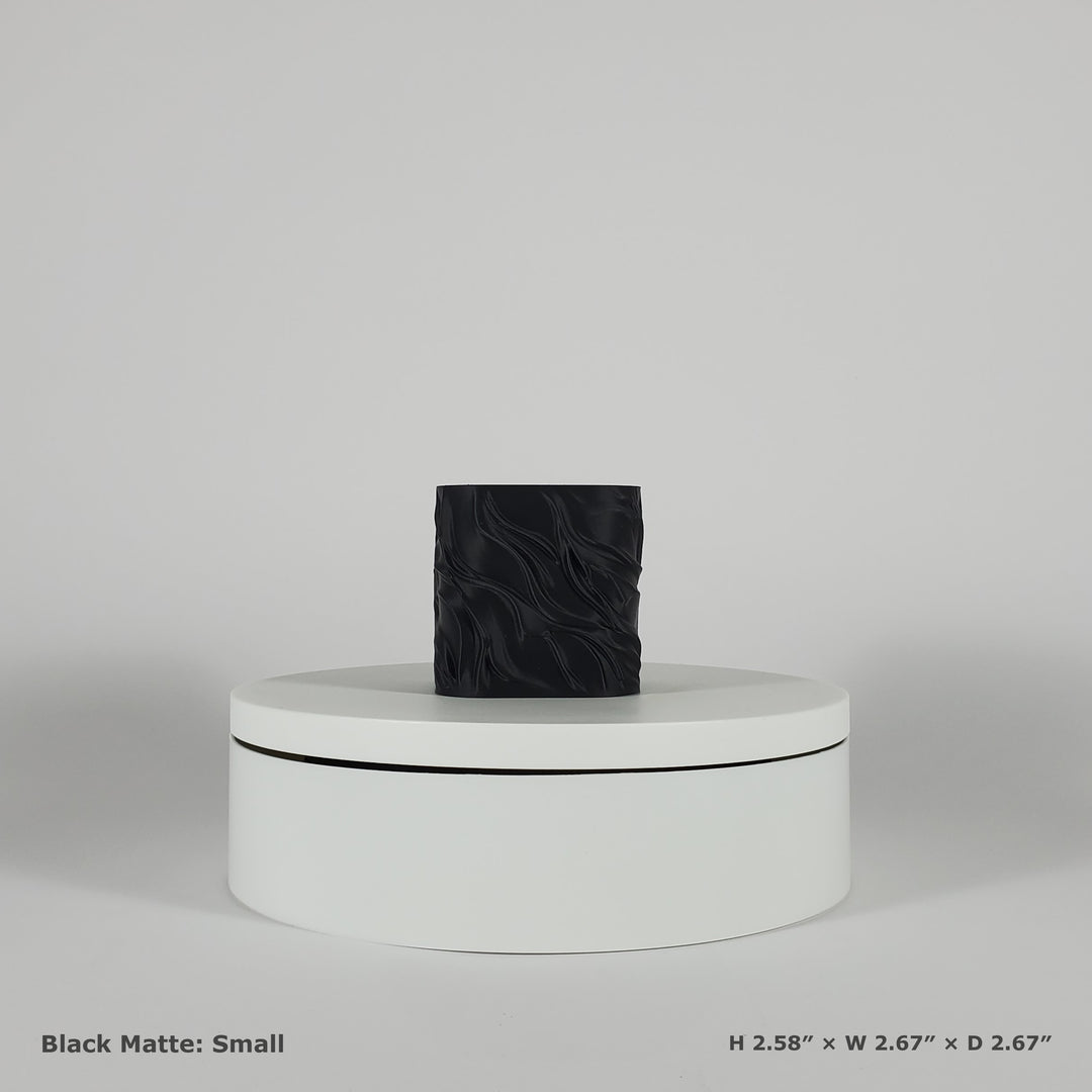 Flowing Textured Planter | Sculptural Accent for Your Space