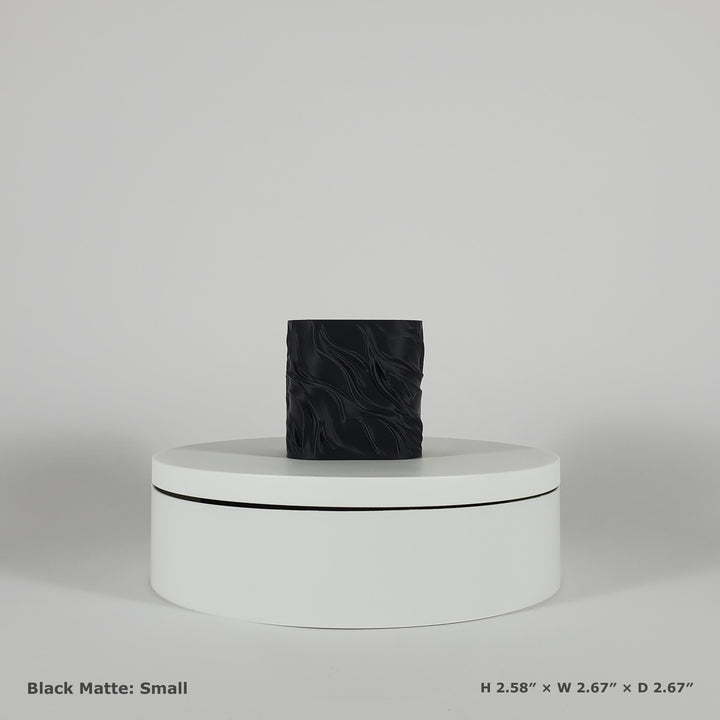 Flowing Textured Planter | Sculptural Accent for Your Space