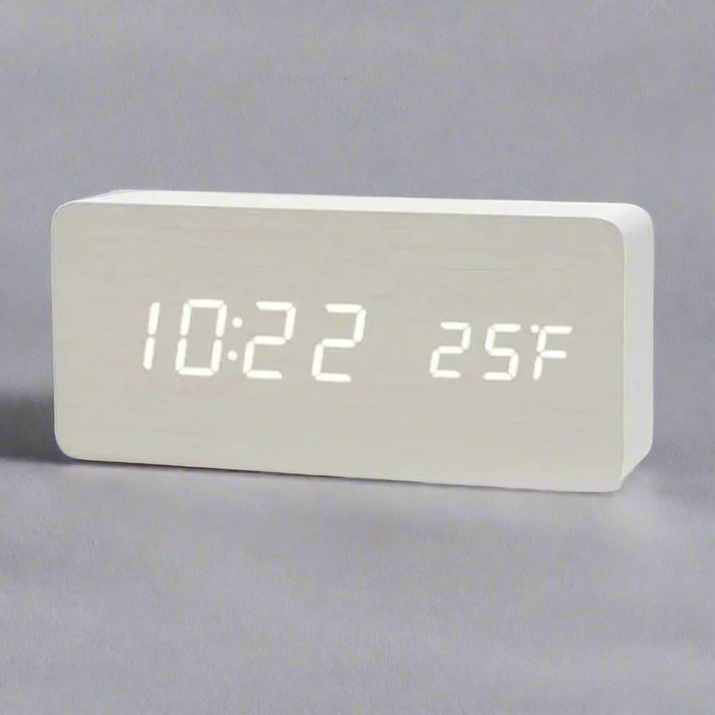 Sleek Digital Alarm Clock